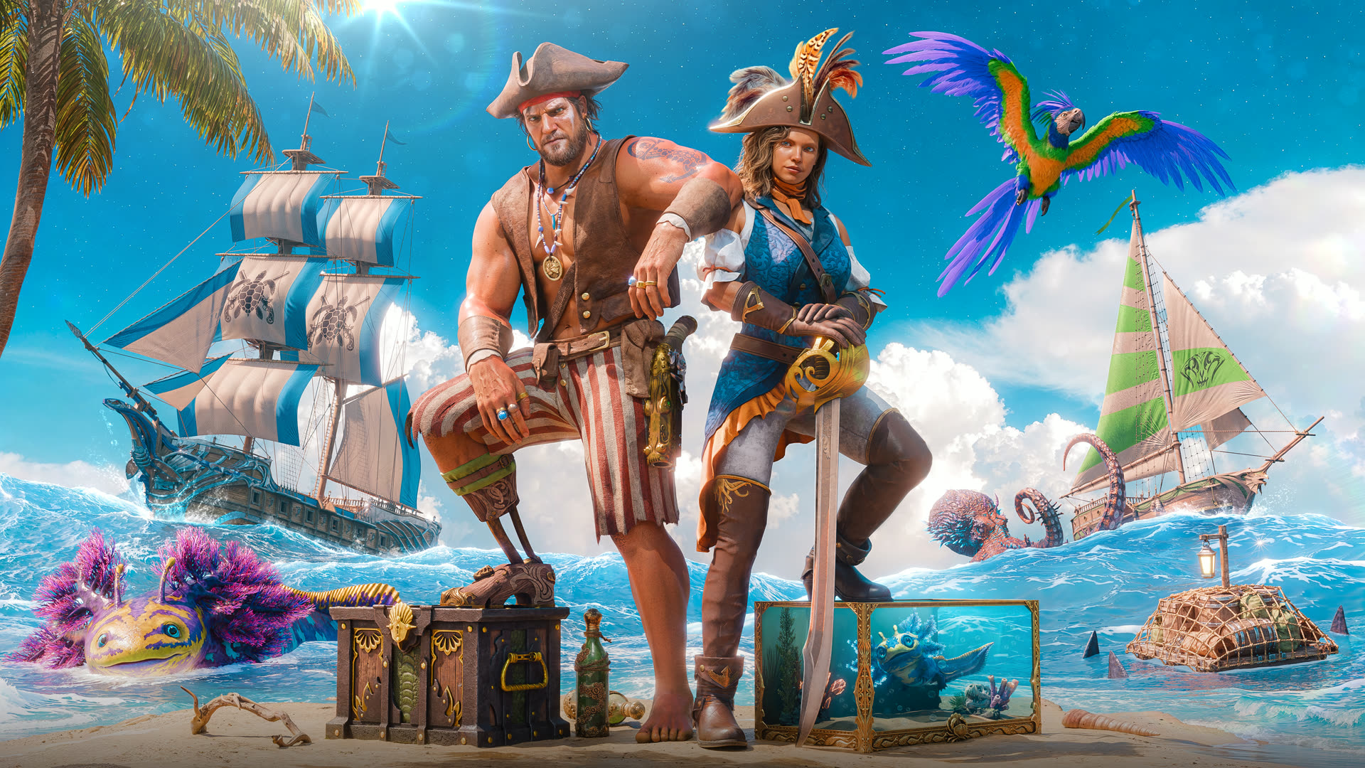 ARK Genesis Ascended Part 1 and Tides of Fortune delayed to July 2 2026 — official promo artwork